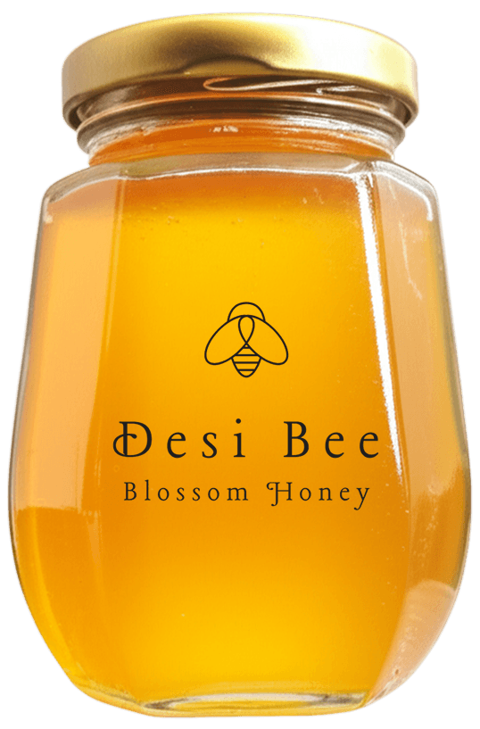 Desi Bee Blossom Honey Jar